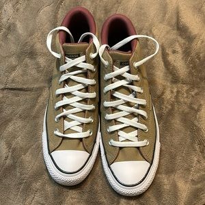 Converse CTAS Malden Street Mid Roasted/Cherry Vision/Black Sneaker Sz 10 Mens